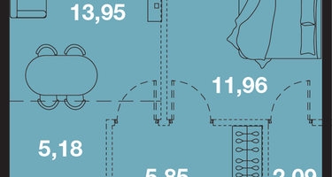 2-к. квартира, 48 м²