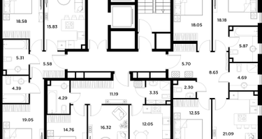 2-к. квартира, 50&nbsp;м²