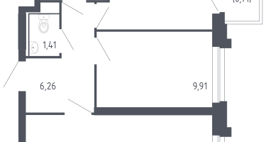 2-к. квартира, 49&nbsp;м²