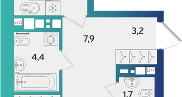 3-к. квартира, 68&nbsp;м²