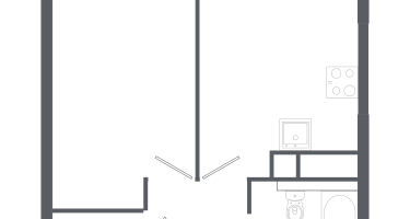 1-к. квартира, 33&nbsp;м²