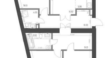 4-к. квартира, 94 м²