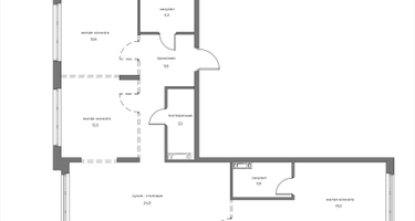 3-к. квартира, 90&nbsp;м²