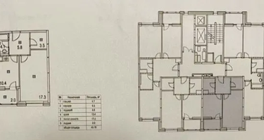 1-к. квартира, 45 м²