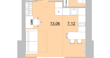 Студия, 31&nbsp;м²