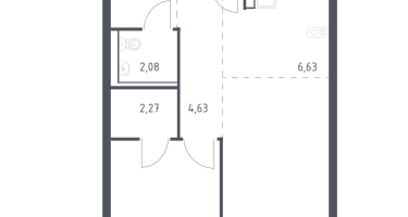 Студия, 48&nbsp;м²