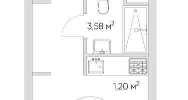 Студия, 26&nbsp;м²