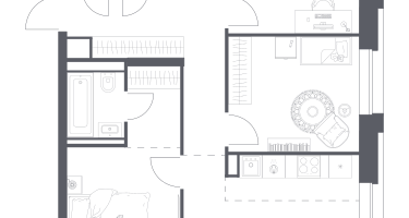 Студия, 71&nbsp;м²