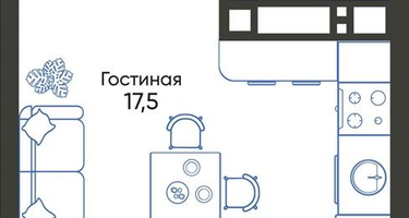 Студия, 25&nbsp;м²