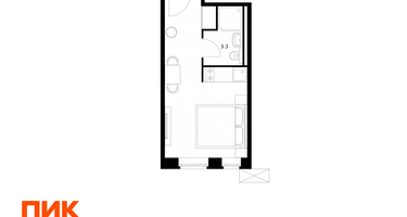 Студия, 20&nbsp;м²