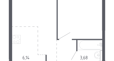 Студия, 36&nbsp;м²
