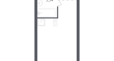Студия, 22&nbsp;м²