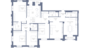 5-к. квартира, 190&nbsp;м²