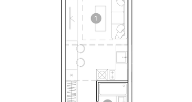 Студия, 23 м²