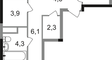 2-к. квартира, 75&nbsp;м²