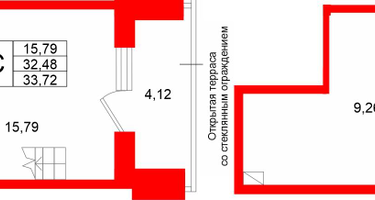 Студия, 32&nbsp;м²