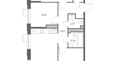 3-к. квартира, 68&nbsp;м²