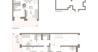 3-к. квартира, 122&nbsp;м²