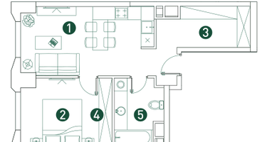 2-к. квартира, 47&nbsp;м²