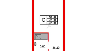 Студия, 22 м²