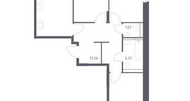 3-к. квартира, 76&nbsp;м²