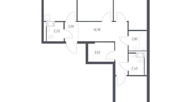 3-к. квартира, 77&nbsp;м²
