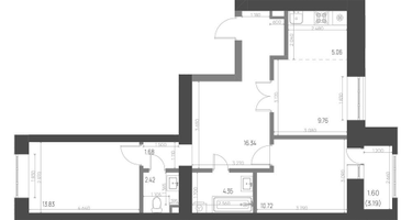 3-к. квартира, 65&nbsp;м²