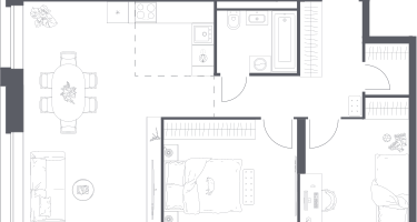 Студия, 65&nbsp;м²