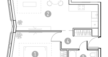 1-к. квартира, 48&nbsp;м²