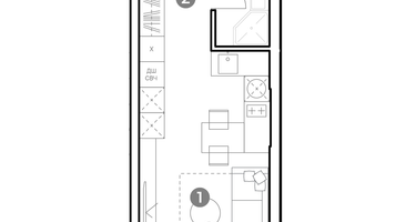 Студия, 24 м²