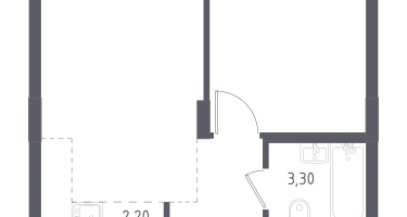 Студия, 33&nbsp;м²