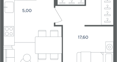 2-к. квартира, 47&nbsp;м²