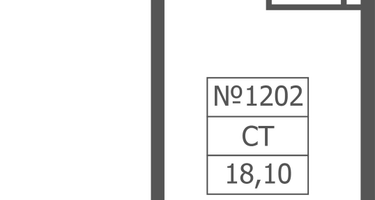 Студия, 18&nbsp;м²