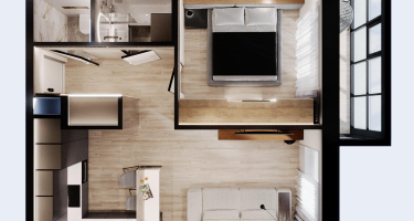 2-к. квартира, 43&nbsp;м²