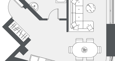 1-к. квартира, 35&nbsp;м²