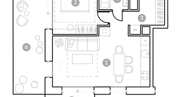 2-к. квартира, 60&nbsp;м²