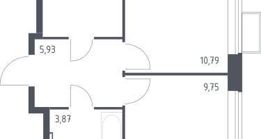 1-к. квартира, 35&nbsp;м²