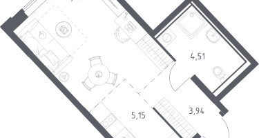 Студия, 28&nbsp;м²
