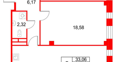 2-к. квартира, 75&nbsp;м²