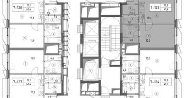 1-к. квартира, 41&nbsp;м²