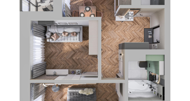 2-к. квартира, 52&nbsp;м²