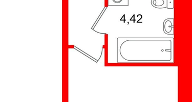 1-к. квартира, 36 м²