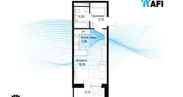 Студия, 36&nbsp;м²