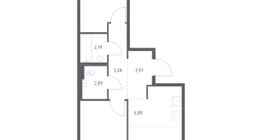 Студия, 59&nbsp;м²