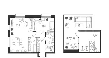 4-к. квартира, 149&nbsp;м²