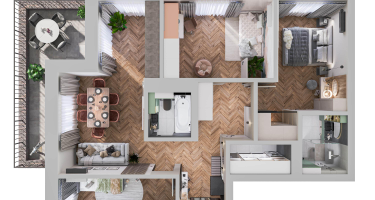 3-к. квартира, 100 м²