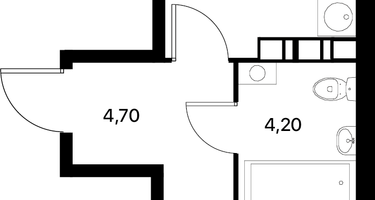 1-к. квартира, 40&nbsp;м²
