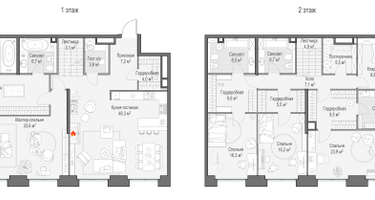 6-к. квартира, 263 м²