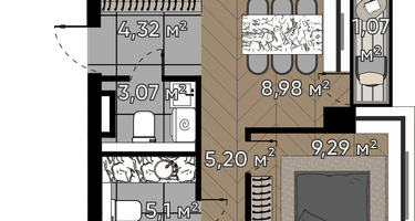 5-к. квартира, 97&nbsp;м²