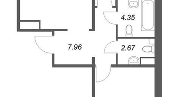 Студия, 65&nbsp;м²